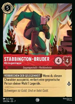 Stabbington-Bruder - Mit Augenklappe