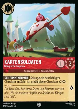 Kartensoldaten - Königliche Truppen