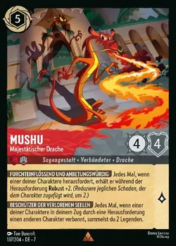 Mushu - Majestätischer Drache