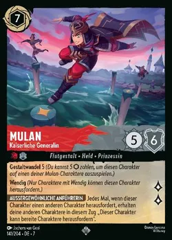Mulan - Kaiserliche Generalin