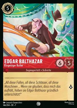 Edgar Balthazar - Ehrgeiziger Butler