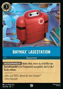 Baymax' Ladestation