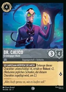 Dr. Calico - Grünäugiger Mann