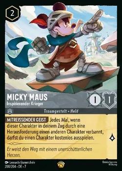 Micky Maus - Inspirierender Krieger