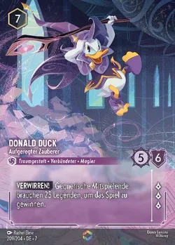 Donald Duck - Aufgeregter Zauberer