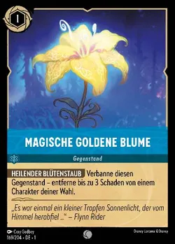 Magische Goldene Blume