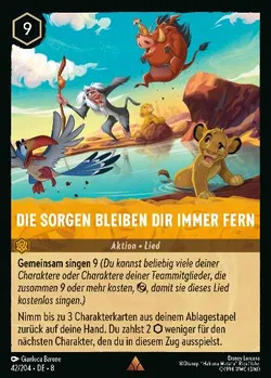 Die Sorgen bleiben dir immer fern
