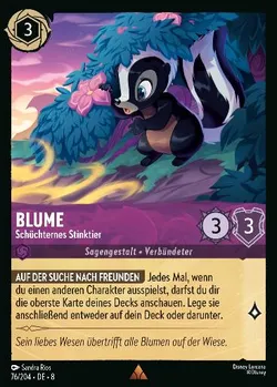 Blume - Schüchternes Stinktier