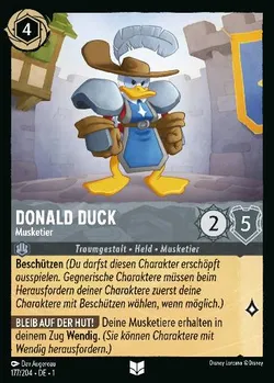 Donald Duck - Musketier