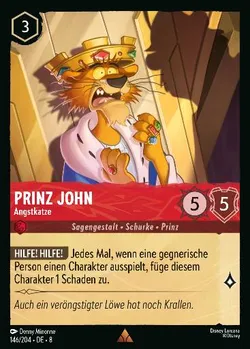 Prinz John - Angstkatze