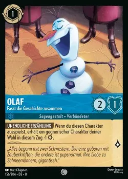 Olaf - Fasst die Geschichte zusammen