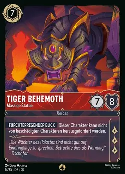 Tiger Behemoth - Massige Statue