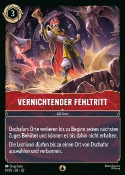 Vernichtender Fehltritt