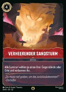 Verheerender Sandsturm
