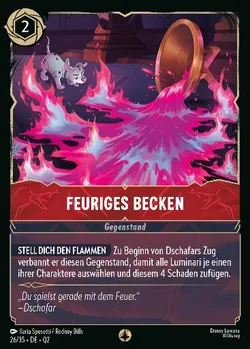 Feuriges Becken