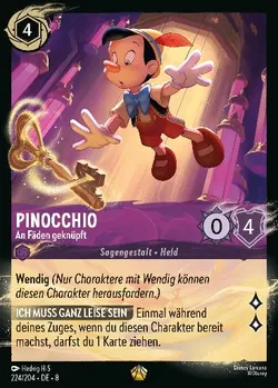 Pinocchio - An Fäden geknüpft