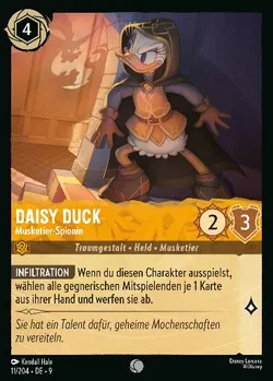 Daisy Duck - Musketier-Spionin