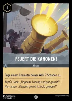 Feuert die Kanonen!