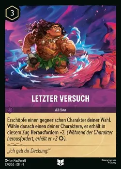 Letzter Versuch