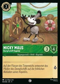 Micky Maus - Dampfschiff-Kapitän