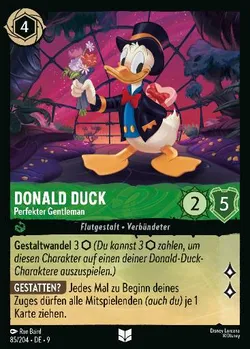 Donald Duck - Perfekter Gentleman