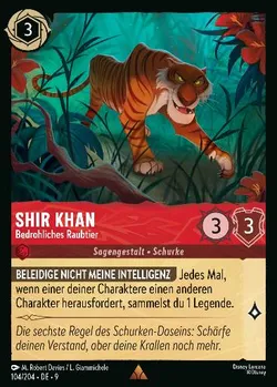 Shir Khan - Bedrohliches Raubtier