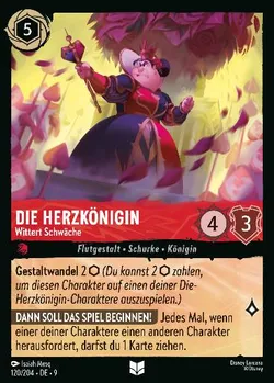 Die Herzkönigin - Wittert Schwäche