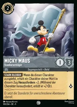 Micky Maus - Standartenträger