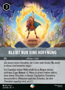 Bleibt nur eine Hoffnung