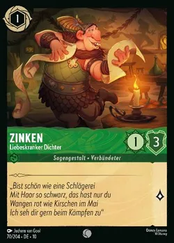 Zinken - Liebeskranker Dichter