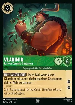 Vladimir - Fan von Keramik-Einhörnern