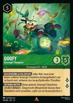 Goofy - Smaragd-Champion