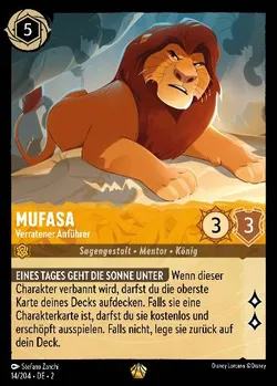 Mufasa - Verratener Anführer