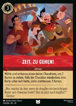 Zeit, zu gehen!