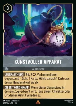 Kunstvoller Apparat
