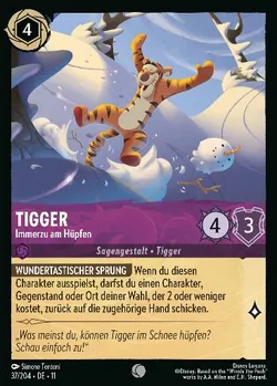 Tigger - Immerzu am Hüpfen