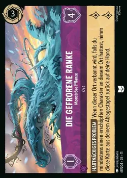 Die gefrorene Ranke - Monströse Pflanze