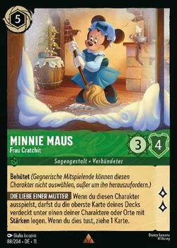 Minnie Maus - Frau Cratchit