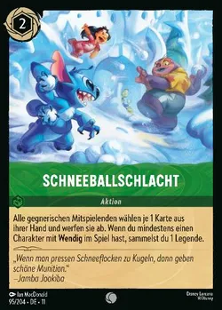 Schneeballschlacht