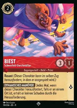 Biest - Schneefeld-Unruhestifter