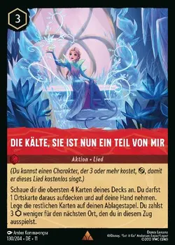 Die Kälte, sie ist nun ein Teil von mir