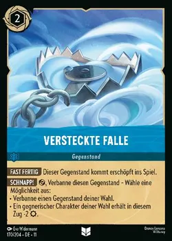 Versteckte Falle