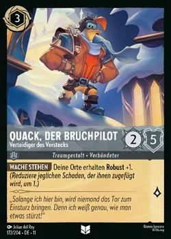 Quack, der Bruchpilot - Verteidiger des Verstecks
