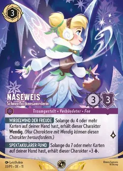 Naseweis - Schneeflockensammlerin