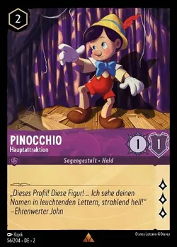 Pinocchio - Hauptattraktion