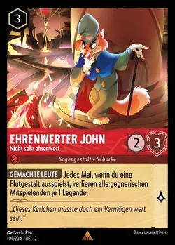 Ehrenwerter John - Nicht sehr ehrenwert
