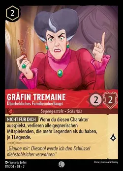 Gräfin Tremaine - Überhebliches Familienoberhaupt