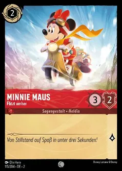 Minnie Maus - Flitzt umher