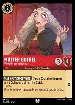 Mutter Gothel - Verwelkt und verrucht