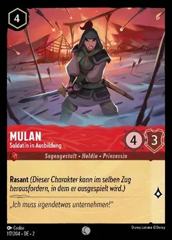 Mulan - Soldatin in Ausbildung